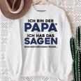 Ich Bin Der Papa Gray Sweatshirt Geschenke für alte Frauen