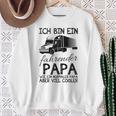 Ich Bin Ein Lkw Fahrender Papa Wie Ein Normaler Papaater Kapuzenjacke Sweatshirt Geschenke für alte Frauen