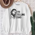 Ich Erzähle Papa Lustig Jesus Dass Ich Diesen Christen Gesehen Habe Sweatshirt Geschenke für alte Frauen