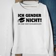 Ich Gender Nicht Ich Habe Einen Schulabschluss Men's White Sweatshirt Geschenke für alte Frauen