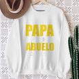 Ich Habe Zwei Titel Papa Und Abuelo Opa Spanien Raglan Sweatshirt Geschenke für alte Frauen