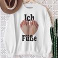 Ich Liebe Füße Lustiges Sweatshirt Geschenke für alte Frauen