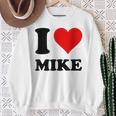 Ich Liebe Mike Sweatshirt Geschenke für alte Frauen