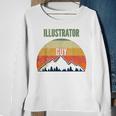 Illustrator For Men Illustrator Guy Sweatshirt Gifts for Old Women