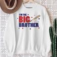 I'm The Big Brother Baseball Sweatshirt Gifts for Old Women