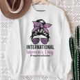 International Women's Day 2024 8 March Iwd Inspire Inclusion Sweatshirt Gifts for Old Women