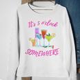 It's 5 O’Clock Somewhere Hello Summer Beach Lover Summertime Sweatshirt Gifts for Old Women