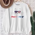 July 4Th American Cat Pawtriotic Af Patriotic Kitty Sweatshirt Gifts for Old Women