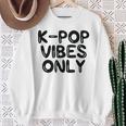 K-Pop Vibes Only Kpop Love Korean Merchandise Sweatshirt Gifts for Old Women