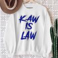 Kakaw Is Law Battlehawks St Louis Football Tailgate Sweatshirt Gifts for Old Women