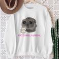 Katzi Will Kuschli Sad Hamster Meme Sweatshirt Geschenke für alte Frauen