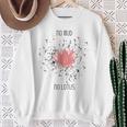 Kein Schlamm Kein Lotus Gray S Sweatshirt Geschenke für alte Frauen