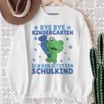 Kinder Bye Kindergarten Ich Bin Jetzt Ein Schulkind Frog Sweatshirt Geschenke für alte Frauen