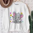 Kinder Ich Bin Schon 3 Jahre Alt Cute Elephant 3Rd Birthday Sweatshirt Geschenke für alte Frauen