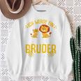 Kinder Ich Werde Ein Große Bruder 2024 Lion Big Brother 2024 Sweatshirt Geschenke für alte Frauen