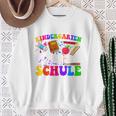 Kinder Mach's Gut Kindergarten Ich Rocke Jetzt Die Schule Sweatshirt Geschenke für alte Frauen