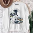 La Gran Ola De Arte Japonés De Kanagawa Hokusai Camisa de entrenamiento Regalos para ancianas