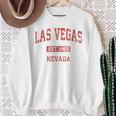 Las Vegas Nevada Nv Vintage Athletic Sports Sweatshirt Gifts for Old Women