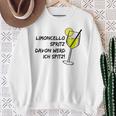 Limoncello Spritz Davon Werd Ich Spitz Lemon Love Trink Fan Sweatshirt Geschenke für alte Frauen