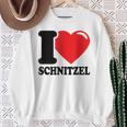 I Love Schnitzel Ich Liebe Schnitzel Schnitzel Sweatshirt Geschenke für alte Frauen