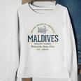 Maldives Retro Style Vintage Maldives White S Sweatshirt Geschenke für alte Frauen