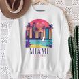 Miami Floridaintage Retro Usa America Souvenir Sweatshirt Geschenke für alte Frauen