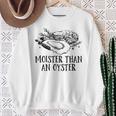 Moister Than An Oyster Adult Humor Shellfish Shucker Sweatshirt Gifts for Old Women