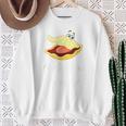 Moister Than An Oyster Cartoon Pun Sweatshirt Gifts for Old Women