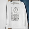 The Moon Tarot Card Vintage Sweatshirt Gifts for Old Women