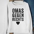With 'Omas Agegen Richs' Anti-Rassism Fck Afd Nazis Sweatshirt Geschenke für alte Frauen