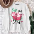 One In A Melon Dad Summer Birthday Party Matching Family Sweatshirt Gifts for Old Women