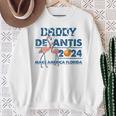 Papa 2024 Desantis Machen Amerika Florida Sweatshirt Geschenke für alte Frauen