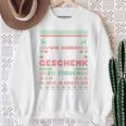 Papa Beste Geschenk Hast Du Weihnachten Kinder Papa Sweatshirt Geschenke für alte Frauen