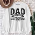 Papa Danke Für Alles Alles Gute Zumatertag Sohn Sweatshirt Geschenke für alte Frauen