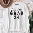 Papa Der Graduate Classon 2024 Raglan Sweatshirt Geschenke für alte Frauen