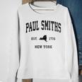 Paul Smiths New York Ny Vintage Athletic Black Sports Sweatshirt Gifts for Old Women