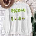 Pickle Squad Cute Pickle Cucumber Pickle Lover Sweatshirt Gifts for Old Women