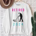 Pug Owner Retirement Sweatshirt Gifts for Old Women
