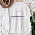 Purple Up For Military Child Month Air Force Us Flag Sweatshirt Gifts for Old Women