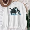 Regalo De Ballena Asesina Saltando Orca Sin Mangas Camisa de entrenamiento Regalos para ancianas