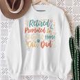 Retirement For Dad 2024 Retired Pet Cats Lover Sweatshirt Gifts for Old Women