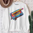 Retro 80Er 90Er Jahre Party Verkleidung Kassette Sweatshirt Geschenke für alte Frauen