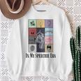 Retro Speech Therapist Slp Speech Therapy In My Speechie Era Sweatshirt Gifts for Old Women