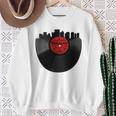 Richmond Virginia Vintage Skyline Vinyl Record Sweatshirt Gifts for Old Women