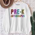 Rockstar Pre-K Class Autographs Last Day Signature Sign My Sweatshirt Gifts for Old Women