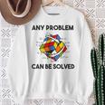 Rubik Cube Magic Cube Retro Rubi Vintage Nerd Sweatshirt Geschenke für alte Frauen