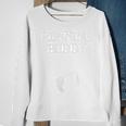 Running Buddy Cute Pregnancy Announcement White Text Sweatshirt Gifts for Old Women