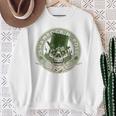 Shamrock And Roll Rock And Roll Saint Patrick's Day Skull Sweatshirt Gifts for Old Women