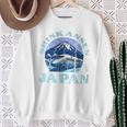 Shinkansen Japanese Bullet Train Japan Mt Fuji Kanji Sweatshirt Gifts for Old Women