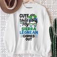 Sierra Leonean Sierre Leone Flag Sweatshirt Gifts for Old Women